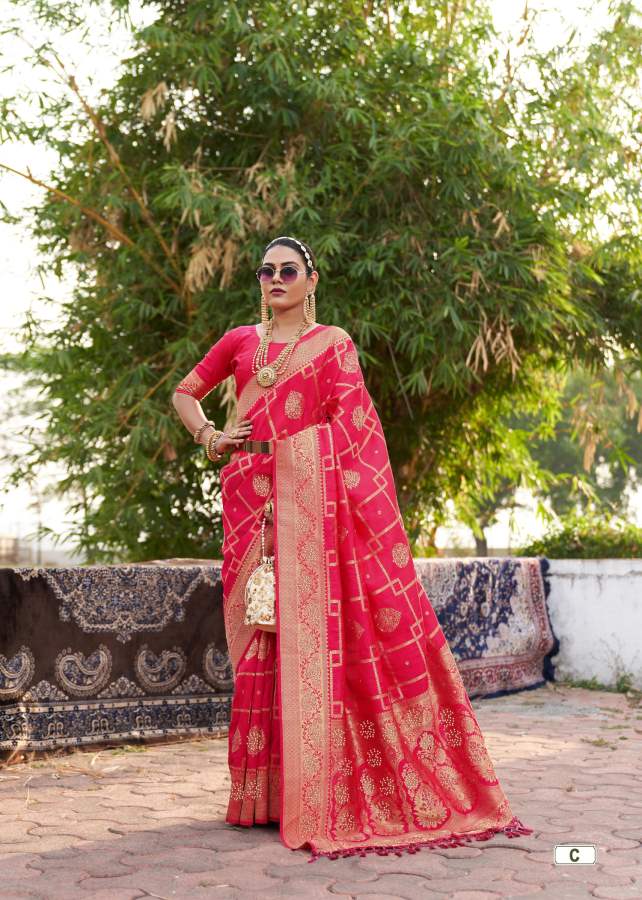 Shangrila Gulmohar Silk 6 Heavy Silk Designer Festive Wear Saree Collection